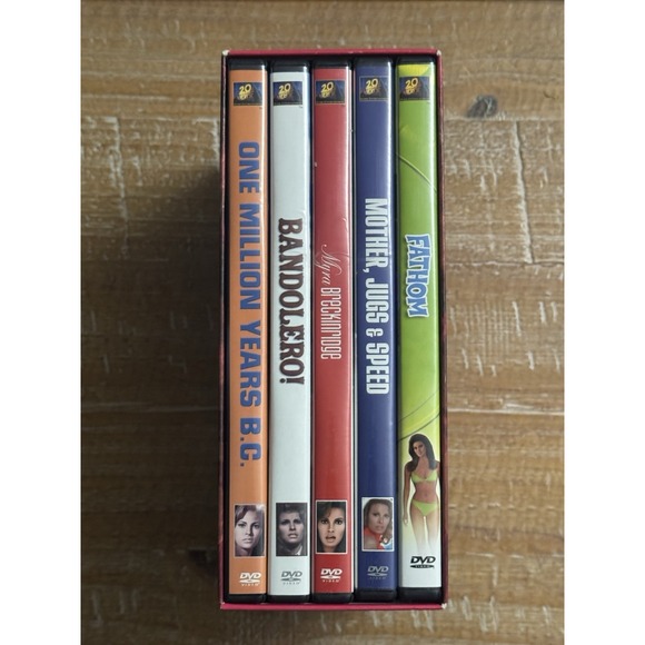 Raquel Welch Collection (DVD, 2004, 5-Disc Set) One Million Years B.C. Bandolero - Picture 3 of 12